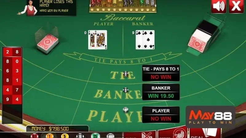 cách chơi Baccarat