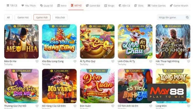 Nổ hũ May88 cực chất, được yêu thích hàng đầu