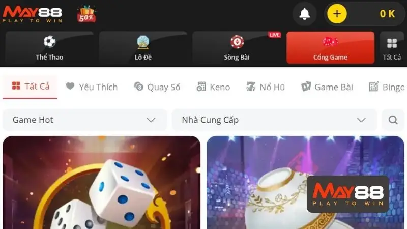 Tải app May88 để trải nghiệm những trò chơi được mượt mà nhất