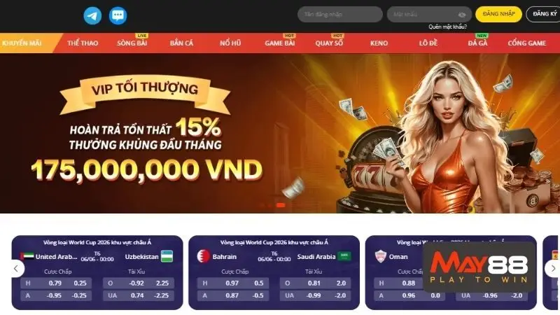 Thông tin đầy đủ về uy tín thương hiệu nhà cái May88