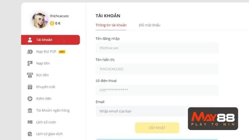 Tổng hợp các bước đăng ký May88 cực chuẩn